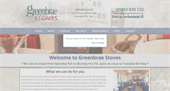 Desktop Screenshot of greenbraestoves.co.uk